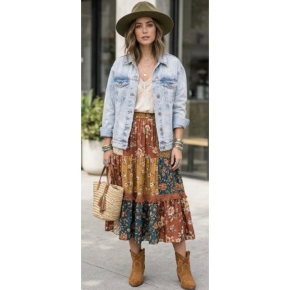 Free People We The Free Light Acid Wash Denim Jean Jacket Small Trucker Cotton